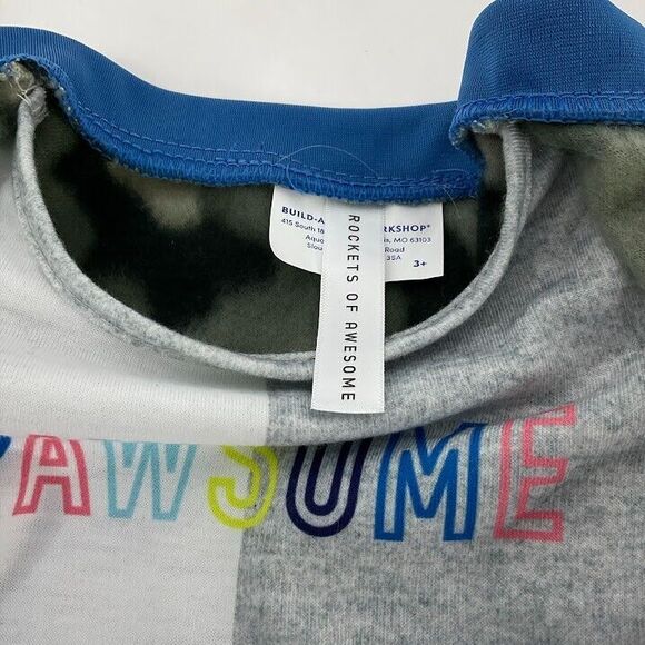 Build A Bear Vest Top Pawsome T Shirt Camoflauge Fleece Trim Purple Reflective - Picture 9 of 9